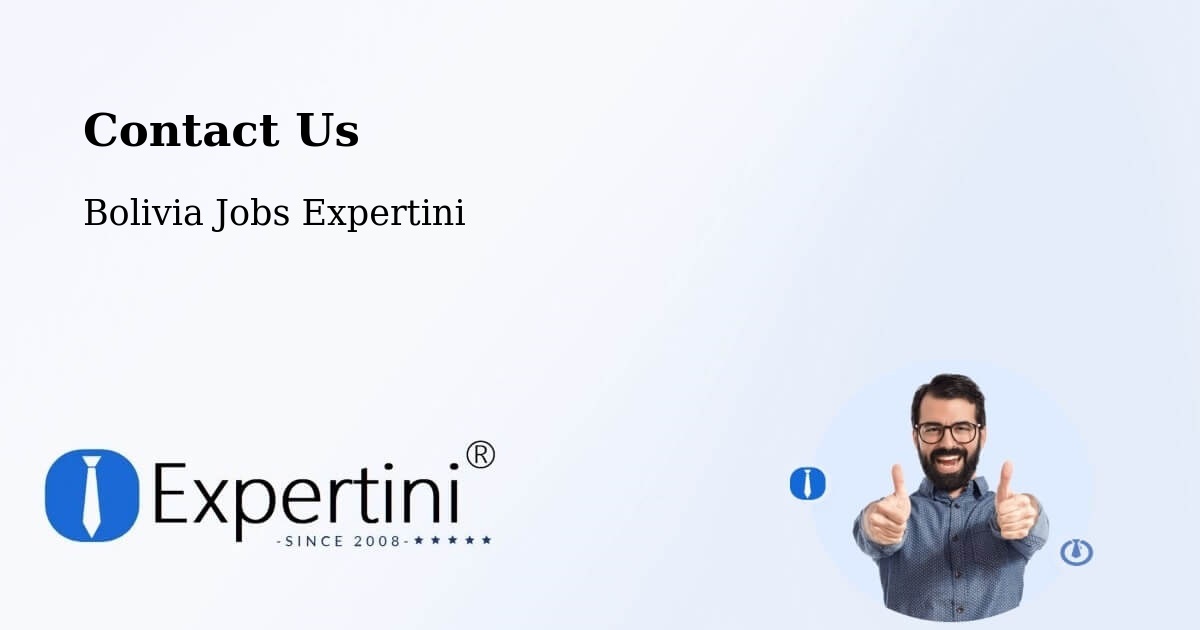 Contact Expertini – Bolivia - Bolivia Jobs Expertini